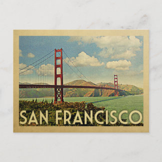 San Francisco Golden Gate Bridge Postkarte