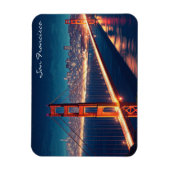 San Francisco Golden Gate Bridge Postkarte Magnet (Vertikal)