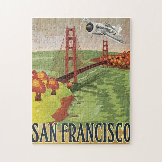 San Francisco Golden Gate Bridge Puzzle (Vertikal)