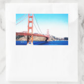 San Francisco Golden Gate Bridge Rechteckiger Aufkleber (Tasche)