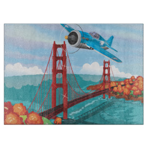San Francisco Golden Gate Bridge Schneidebrett