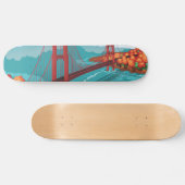 San Francisco Golden Gate Bridge Skateboard (Horizontal)