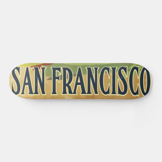 San Francisco Golden Gate Bridge Skateboard (Horizontal)