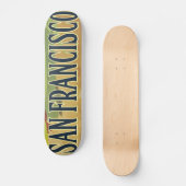 San Francisco Golden Gate Bridge Skateboard (Vorderseite)