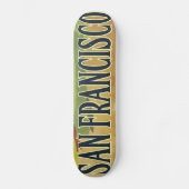 San Francisco Golden Gate Bridge Skateboard (Vorderseite)