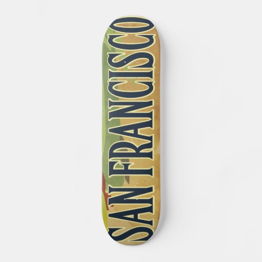 San Francisco Golden Gate Bridge Skateboard (Vorderseite)