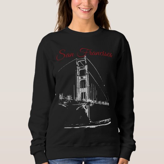 San Francisco Golden Gate Bridge Sweatshirt (Vorderseite)