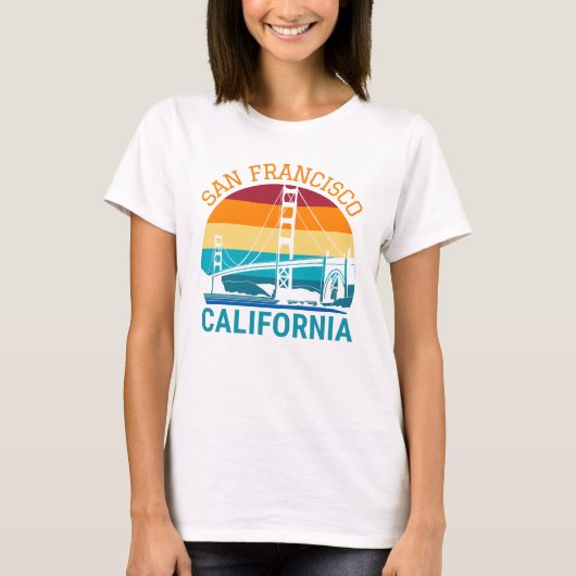 San Francisco Golden Gate Bridge T-Shirt (Vorderseite)