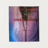 San Francisco Golden gate bridge Tapisserie Wandteppich (Vorderseite)