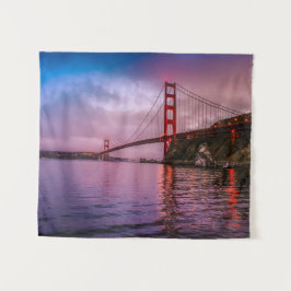 San Francisco Golden gate bridge Tapisserie Wandteppich
