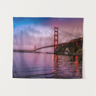 San Francisco Golden gate bridge Tapisserie Wandteppich