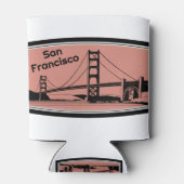 San Francisco Golden Gate Bridge Vintag Dosenkühler (Rückseite)
