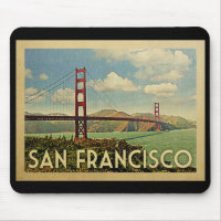 San Francisco Golden Gate Brücke Vintage Reise