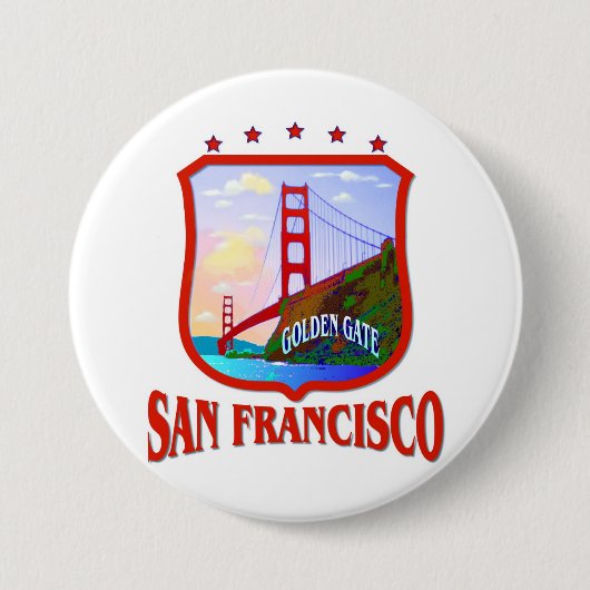 San Francisco Golden Gate Button (Vorderseite)