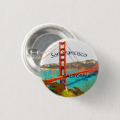 San Francisco Golden Gate Button (Vorne & Hinten)