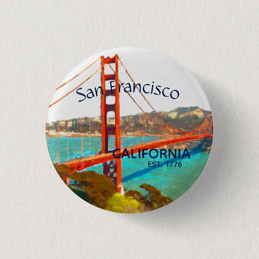 San Francisco Golden Gate Button (Vorderseite)