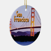 San Francisco Golden Gate Keramik Ornament (Rechts)