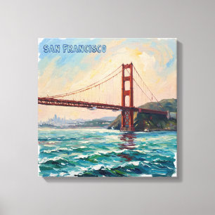 San Francisco Golden Gate Meereslandschaft Leinwan Leinwanddruck