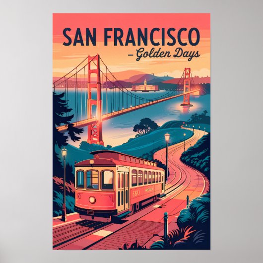 San Francisco Golden Gate Poster (Vorne)