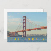 San Francisco Golden Gate Postkarte (Vorne/Hinten)