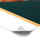 San Francisco Golden Gate – Retro-Reise-Kunst Poster (Ecke)