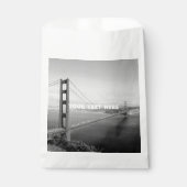 San Francisco Golden Gate Schwarz-weiß Vintag Geschenktütchen (Vorderseite)