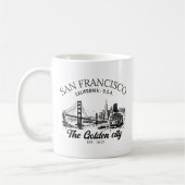 San Francisco Golden Gate Skyline Kaffeetasse (Links)
