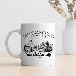 San Francisco Golden Gate Skyline Kaffeetasse