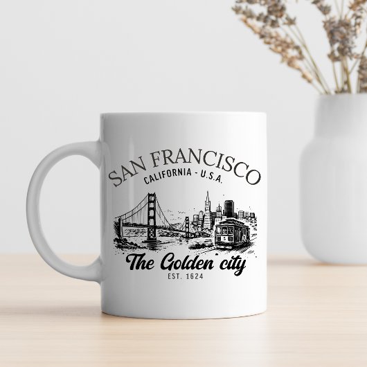 San Francisco Golden Gate Skyline Kaffeetasse