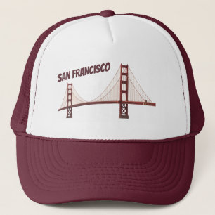 San Francisco Golden Gate. Truckerkappe