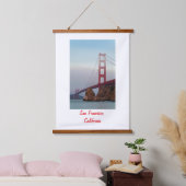 San Francisco Golden Gate Wandteppich Mit Holzrahmen (Schlafzimmer)