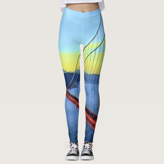 San Francisco - GOLDENGATE - Brücke Leggings (Vorderseite)
