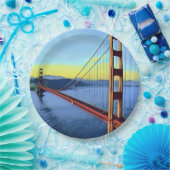 San Francisco - GOLDENGATE - Brücke Pappteller (Party)