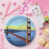 San Francisco - GOLDENGATE - Brücke Pappteller (Party)