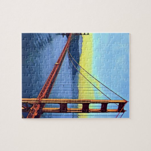San Francisco - GOLDENGATE - Brücke Puzzle (Horizontal)