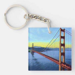 San Francisco - GOLDENGATE - Brücke Schlüsselanhänger
