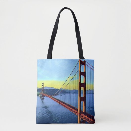 San Francisco - GOLDENGATE - Brücke Tasche (Vorderseite)