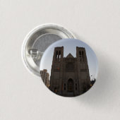 San Francisco Grace Cathedral Pinback Schaltfläche Button (Vorne & Hinten)