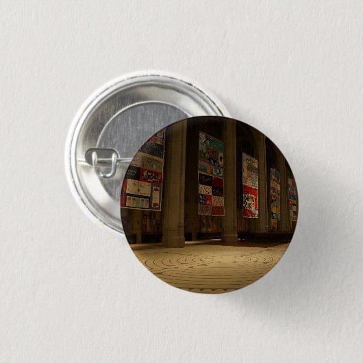 San Francisco Grace Kathedrale #6-1 Pinback Button (Vorne & Hinten)