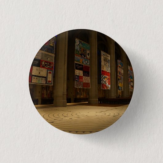 San Francisco Grace Kathedrale #6-1 Pinback Button (Vorderseite)