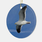 San Francisco Gull Keramik Ornament (Links)