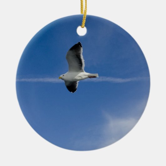 San Francisco Gull Keramikornament (Vorne)