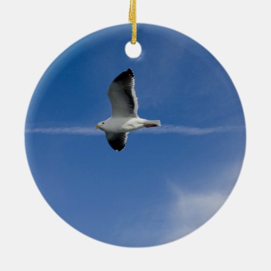 San Francisco Gull Keramikornament (Hinten)
