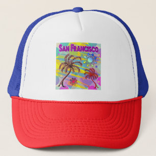 San Francisco Happy and Hope Hat Truckerkappe