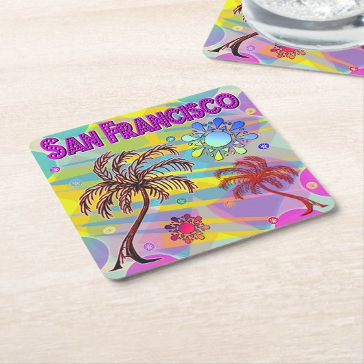 San Francisco Happy and Hope Untersetzer (angewinkelt)