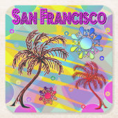 San Francisco Happy and Hope Untersetzer (Vorderseite)