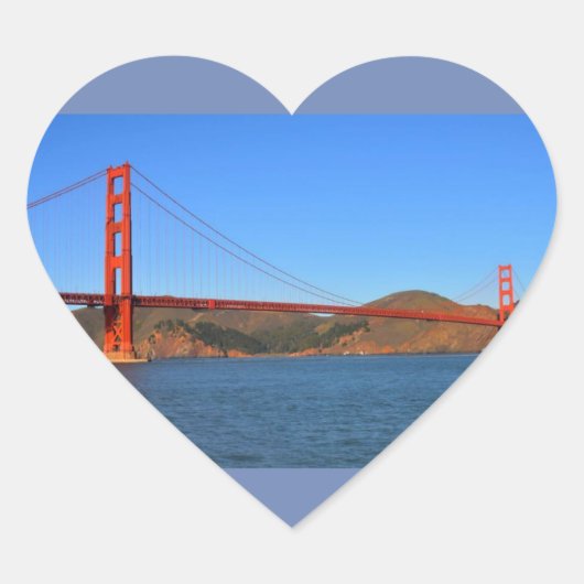SAN FRANCISCO HEART STICKER (Vorderseite)