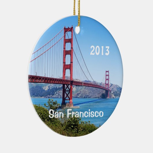 San Francisco Holiday 2 Sided Ornament (Rechts)