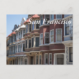 San Francisco Houses Postkarte