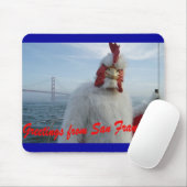 San Francisco Huhn Mousepad (Mit Mouse)